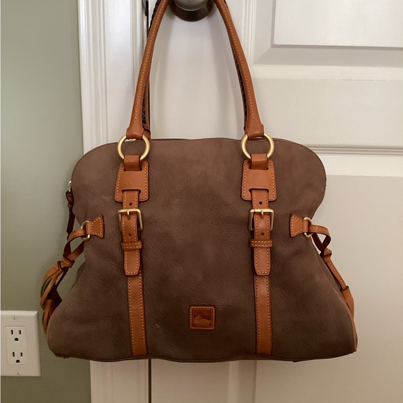 Dooney and Bourke Florentine Domed Buckle Satchel - Picture 1 of 7